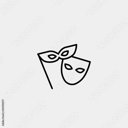 Party mask Vector Icon