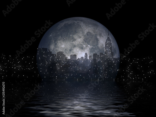 Manhattan Full Moon