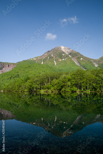 上高地 大正池と焼岳