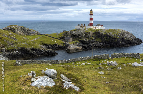 фотографія Eilean Glas Lighthouse on Scalpay, Scotland, United Kingdom, UK.