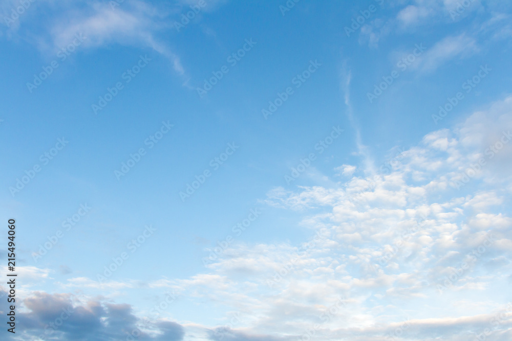 light blue sky with cloud