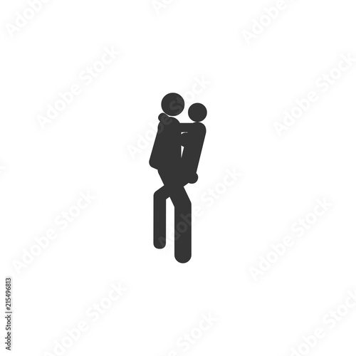 sex posture symbol icon vector
