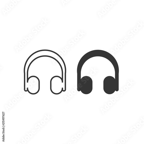 Headphones vector icon