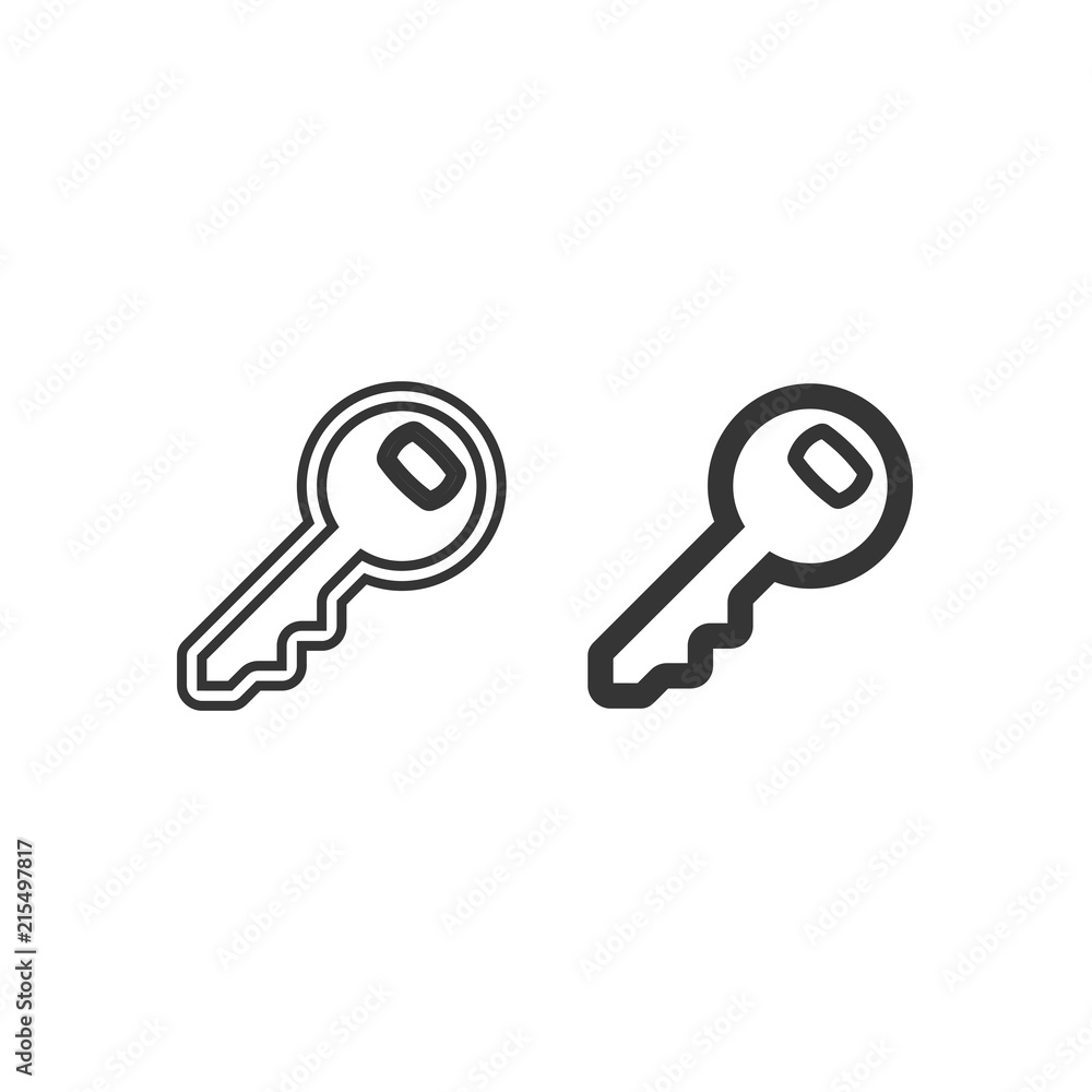 Key vector icon Key vector icon