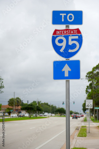 Interstate 95 Road Sign