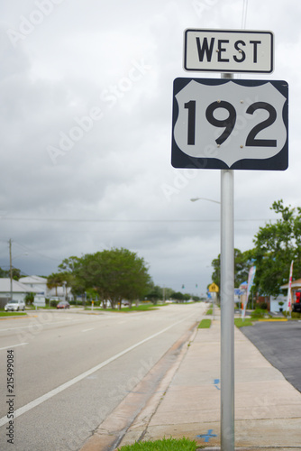 West 192 street sign