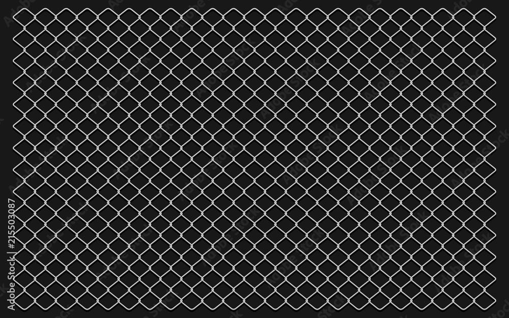 Metallic wire chain link on transparent background Metallic wire chain link on transparent background