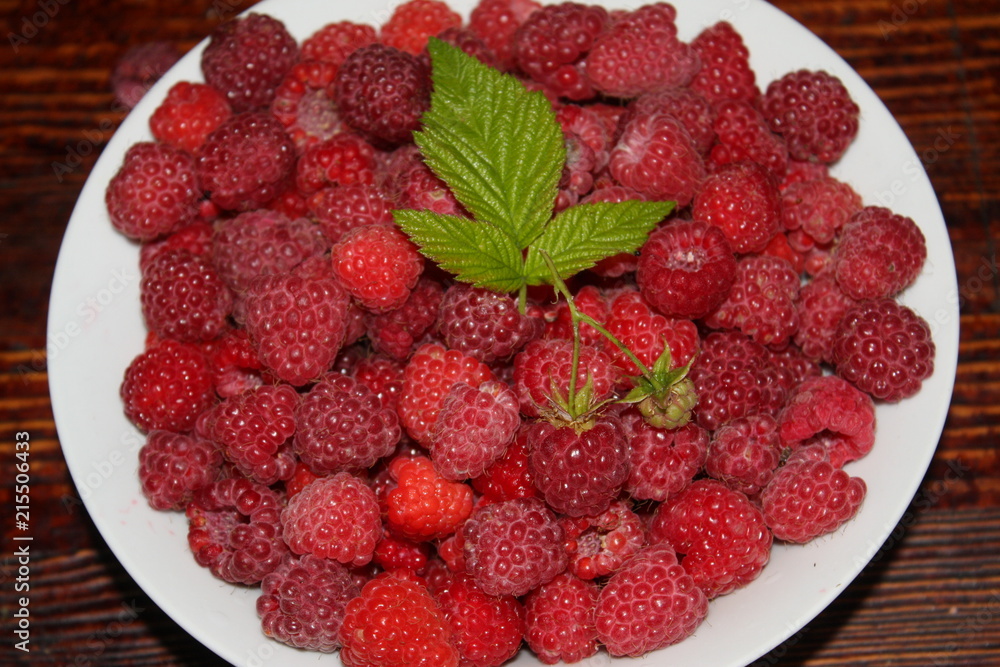 Ripe raspberries in a bowl. Ripe raspberries in a bowl.