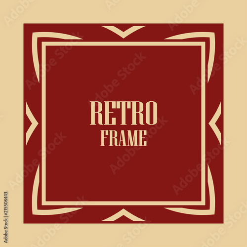 Art Deco Frame
