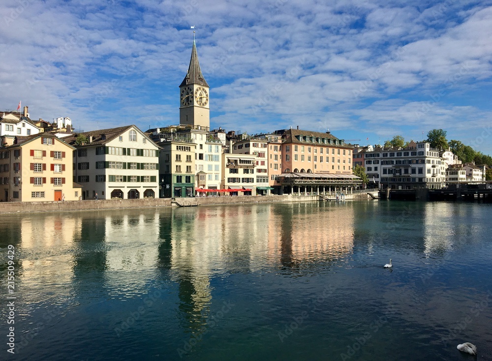 Lindenhof in Zürich in der Schweiz