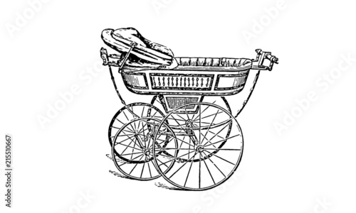 Victorian Pram Baby Stroller