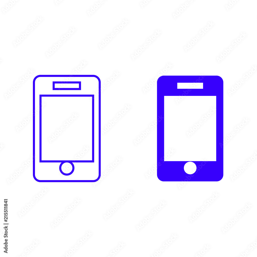 Mobile vector icon isolated on background. Trendy sweet symbol. Logo illustration Mobile vector icon isolated on background. Trendy sweet symbol. Logo illustration
