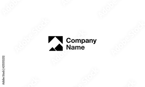 Peak black vector logo