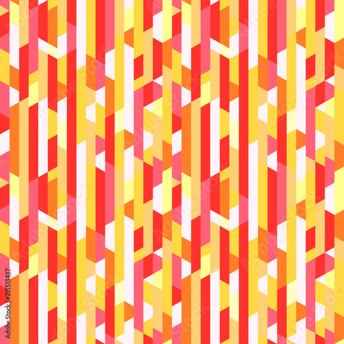 Seamless tile pattern. Abstract geometric wallpaper of the surface. Striped multicolored background. Pretty texture. Print for polygraphy, t-shirts and textiles. Doodle for design. Art creation