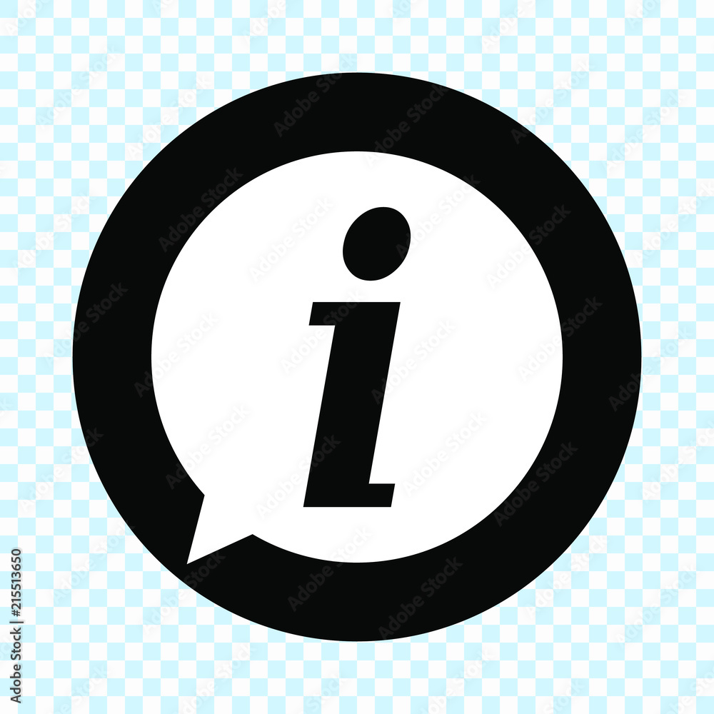 Information sign icon. Info speech bubble symbol. Information sign icon. Info speech bubble symbol.