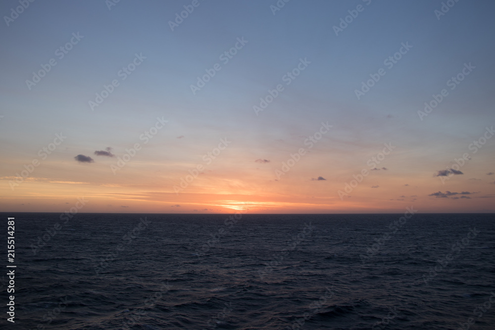 Sunrise in the Irish Sea