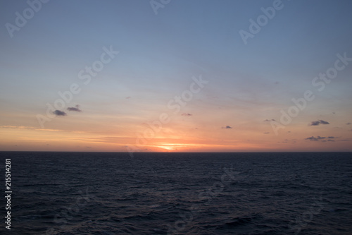 Sunrise in the Irish Sea