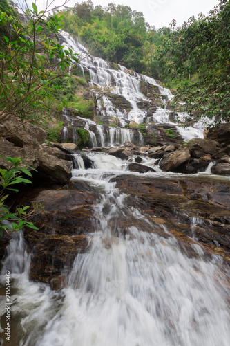 Mae Ya Waterfall  the popular place in Chiang Mai   Thailand