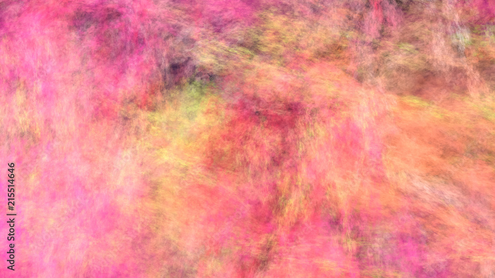 Abstract painted texture. Chaotic pink and orange strokes. Fractal background. Fantasy digital art. 3D rendering. Abstract painted texture. Chaotic pink and orange strokes. Fractal background. Fantasy digital art. 3D rendering.