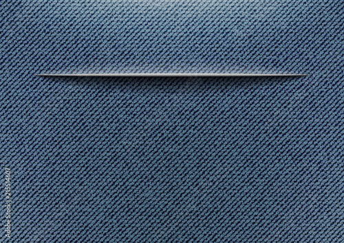 Jeans with cut