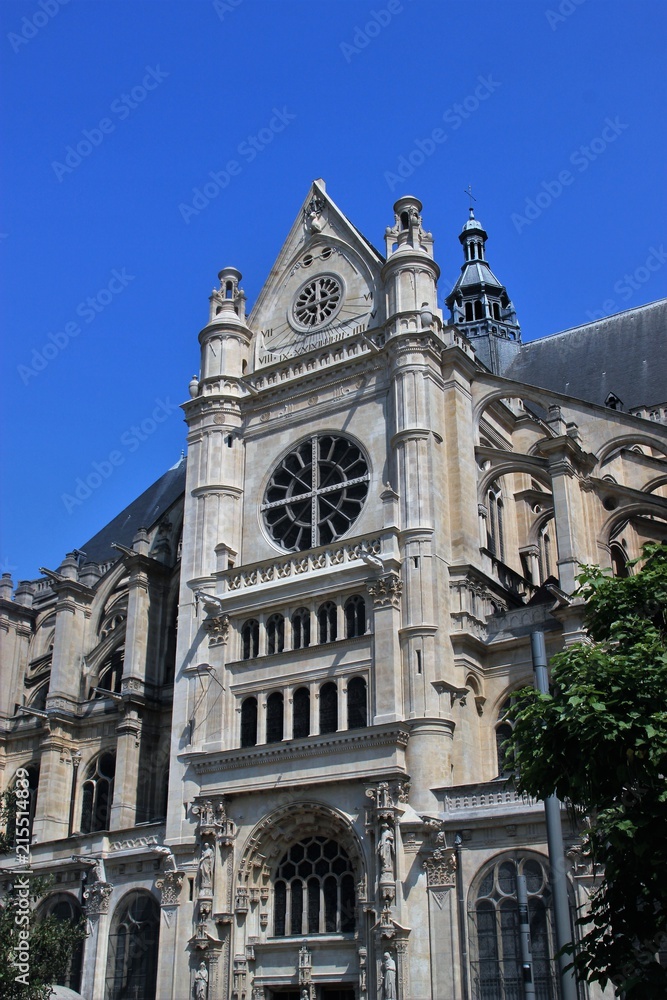 Obraz premium Eglise de Saint-Eustache.
