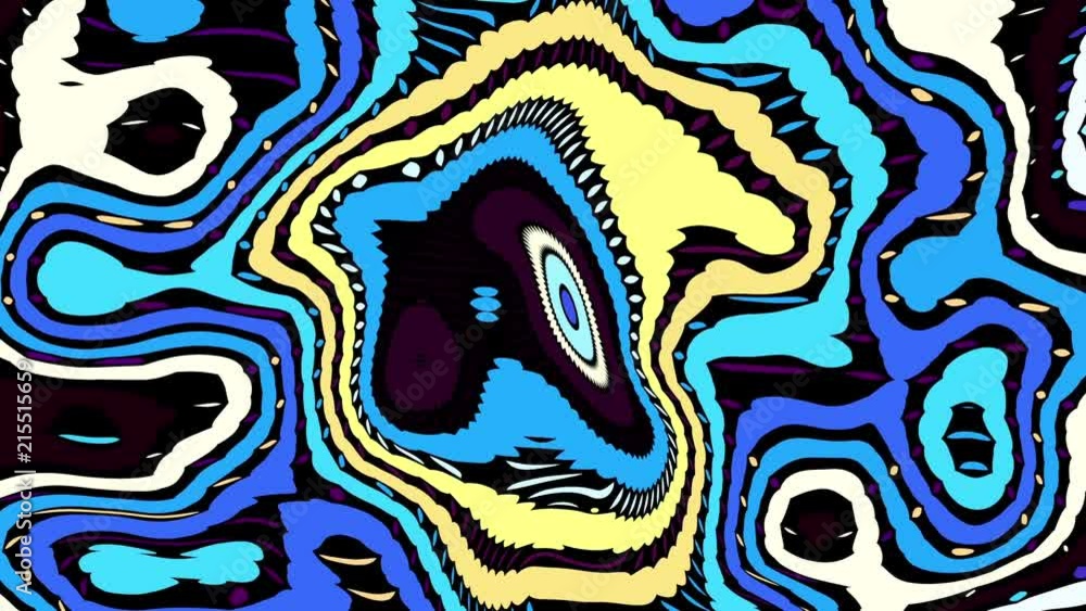 Moving random wavy texture. Psychedelic animated background. Transform abstract curved shapes. Looping animated footage. Moving random wavy texture. Psychedelic animated background. Transform abstract curved shapes. Looping animated footage.