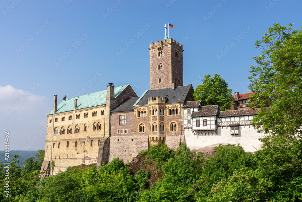 Die Wartburg in der Lutherstadt Eisenach, Thüringen