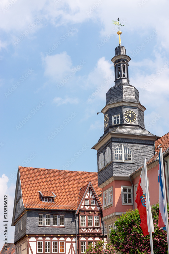 Rathaus und Ratsapotheke in Eisenach, Thüringen
