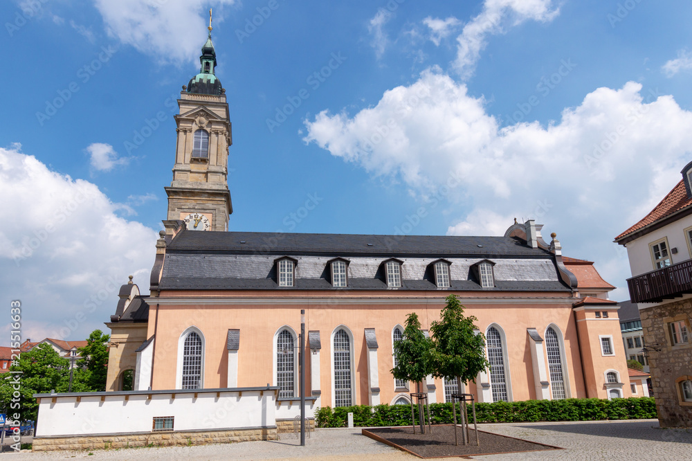 Seitenansicht der Georgenkirche in Eisenach, Thüringen Seitenansicht der Georgenkirche in Eisenach, Thüringen