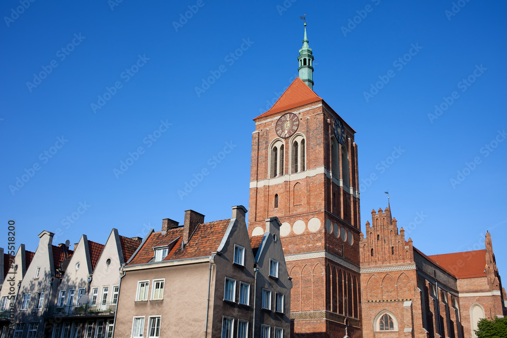 Obraz premium St John Church in Gdansk