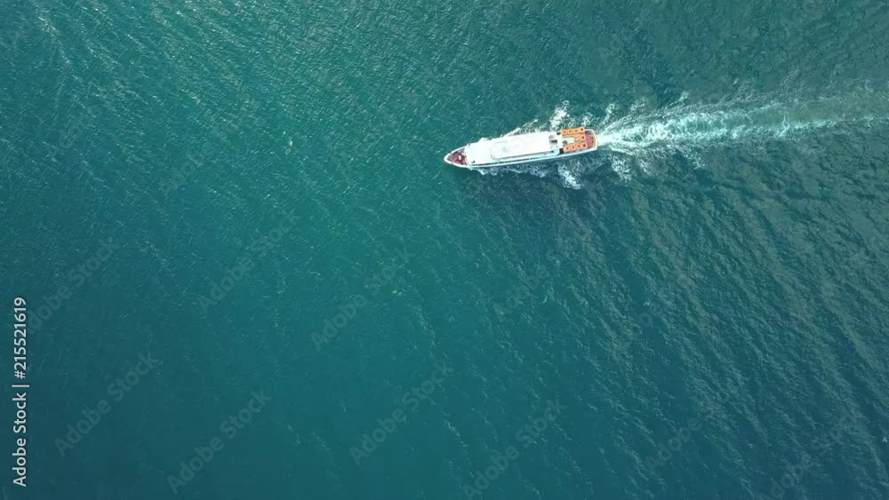 aerial view of cruise ship passing across the mediterranean sea isolated water texture aerial view of cruise ship passing across the mediterranean sea isolated water texture