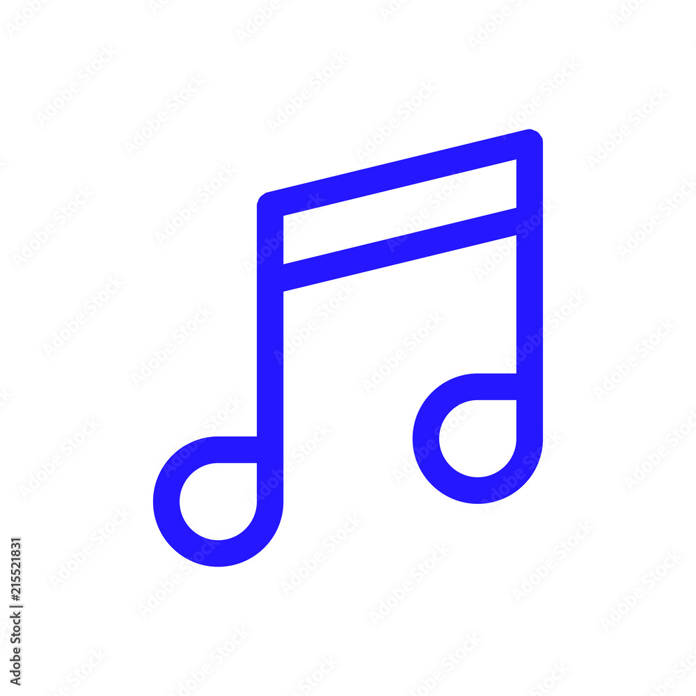 Musical note vector icon isolated on background. Trendy sweet symbol. Logo illustration Musical note vector icon isolated on background. Trendy sweet symbol. Logo illustration