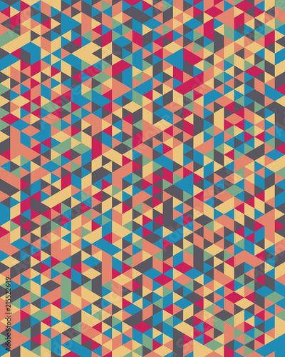 Seamless triangular pattern background  creative design templates