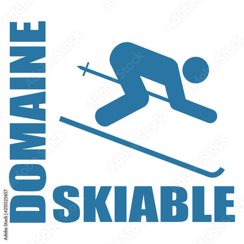 Logo domaine skiable.