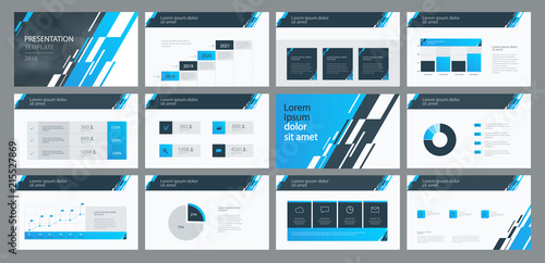 business presentation template design and page layout design for brochure ,annual report and company profile , with info graphic elements 
