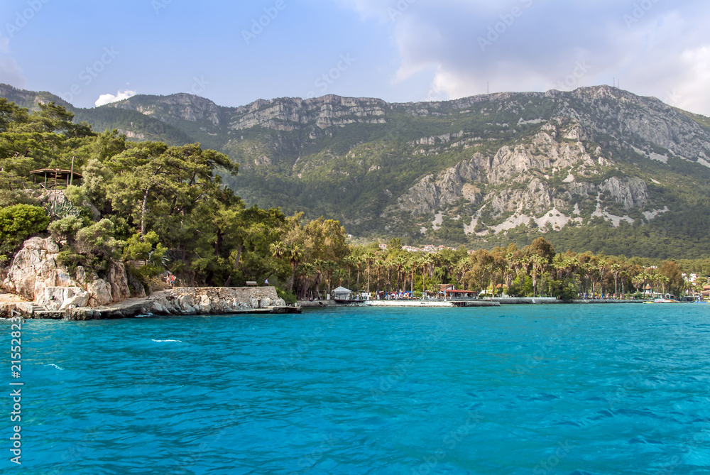 Mugla, Turkey, 14 May 2012: Gokova Bay, Akyaka