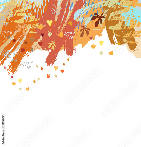 Fall or autumn banner background