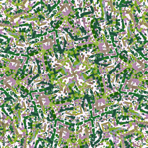 Intricate Camouflage Seamless Pattern