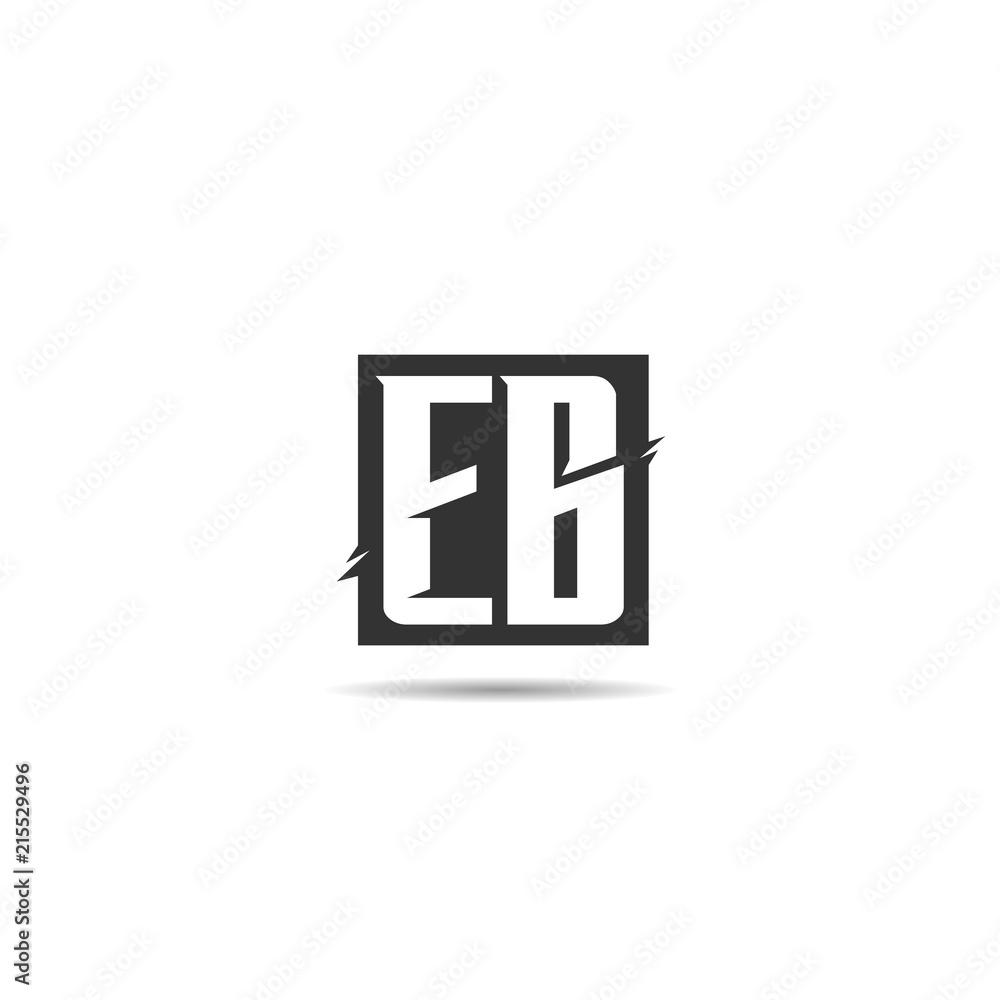 Initial Letter EB Logo Template Design Initial Letter EB Logo Template Design