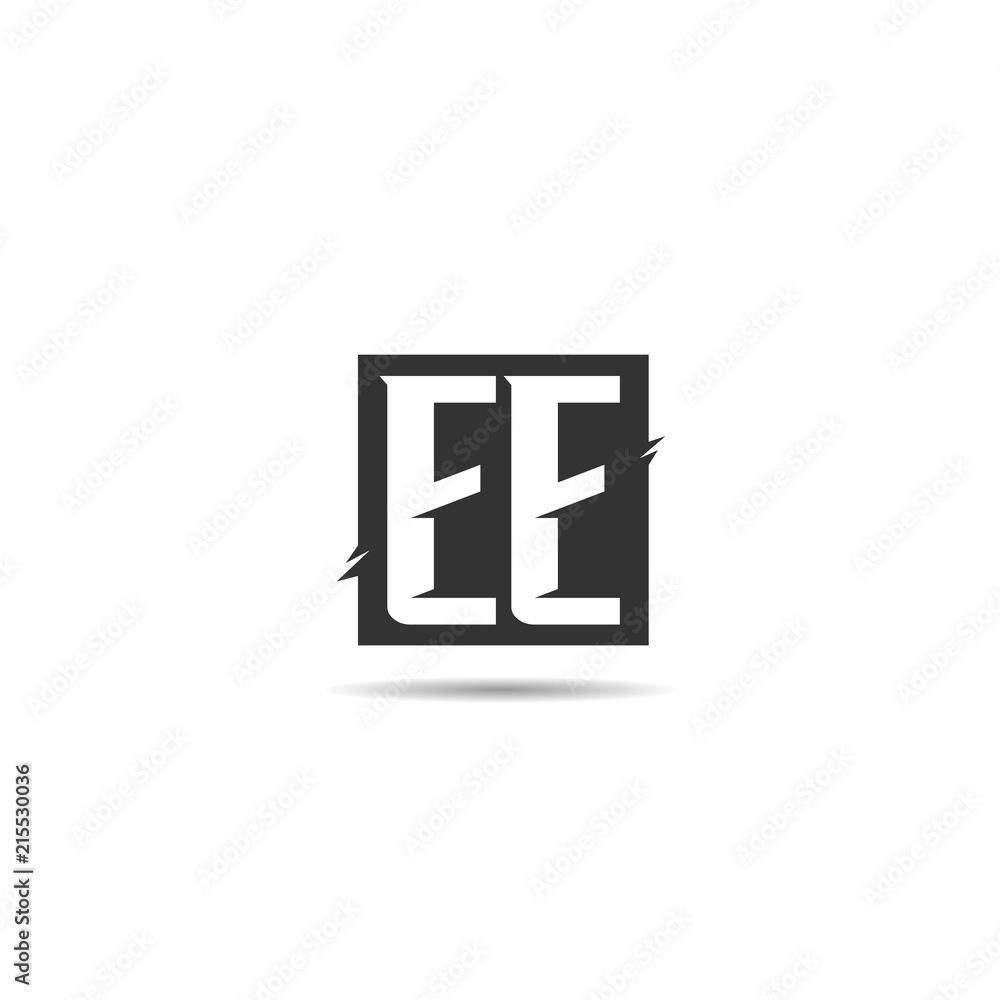 Initial Letter EE Logo Template Design Initial Letter EE Logo Template Design