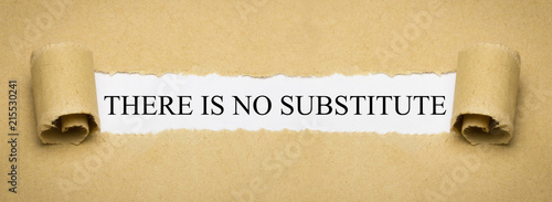 There is no substitute