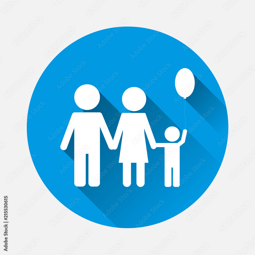 Family vector icon. Symbol of family, joint recreation with a flat shadow. Layers grouped for easy editing illustration. For your design. Family vector icon. Symbol of family, joint recreation with a flat shadow. Layers grouped for easy editing illustration. For your design.