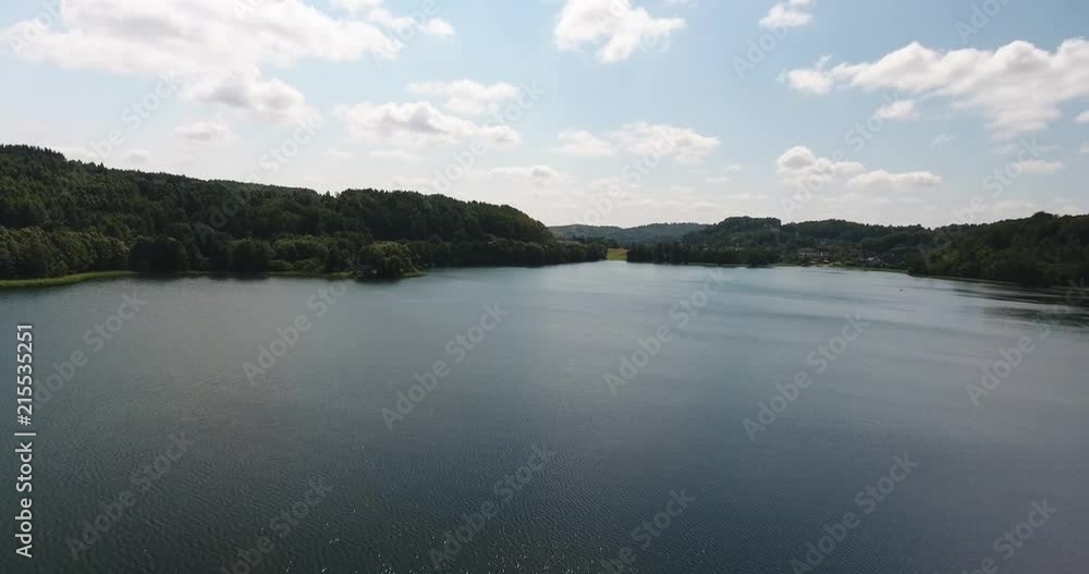 Beautiful Lake With Forest Surrounding Beautiful Lake With Forest Surrounding