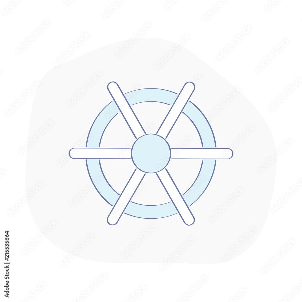Ship's wheel, Nautical helm, Ship and boat steering wheel. Captain, Leader, Rudder label, Management, Control, Navigational icon concept Ship's wheel, Nautical helm, Ship and boat steering wheel. Captain, Leader, Rudder label, Management, Control, Navigational icon concept