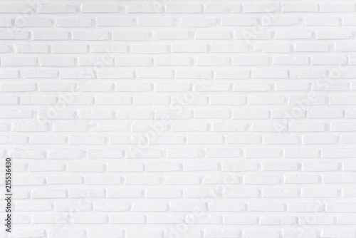 White wall background and textured, Pattern of brick and block concret wall