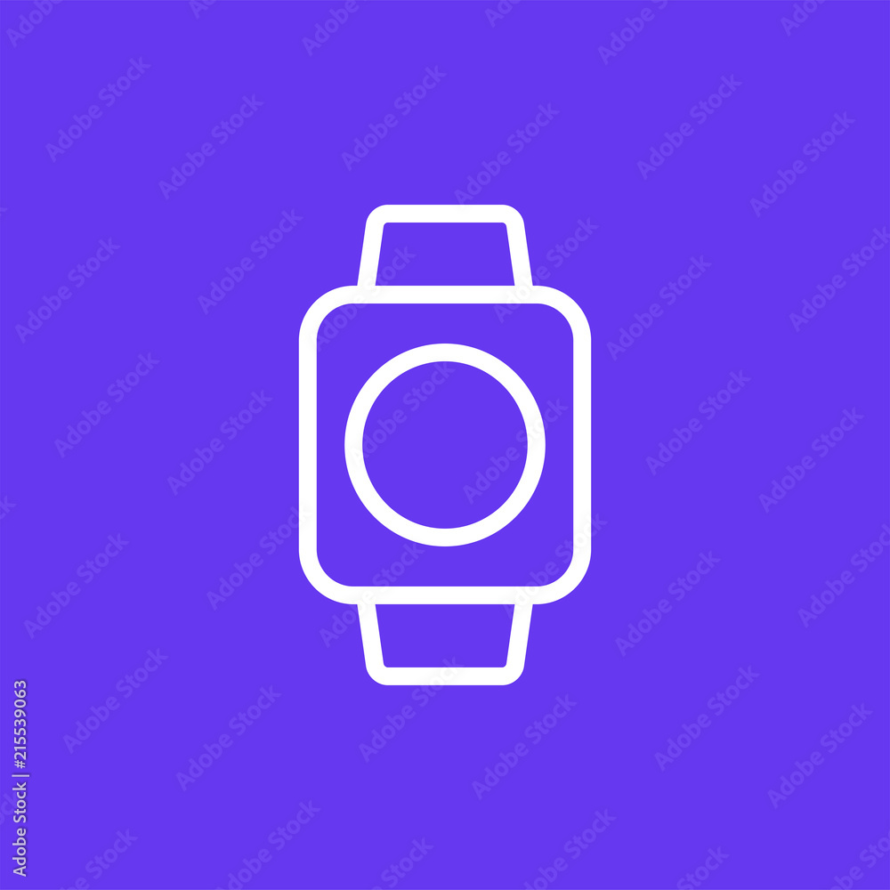 Watch vector icon isolated on background. Trendy sweet symbol. Logo illustration Watch vector icon isolated on background. Trendy sweet symbol. Logo illustration