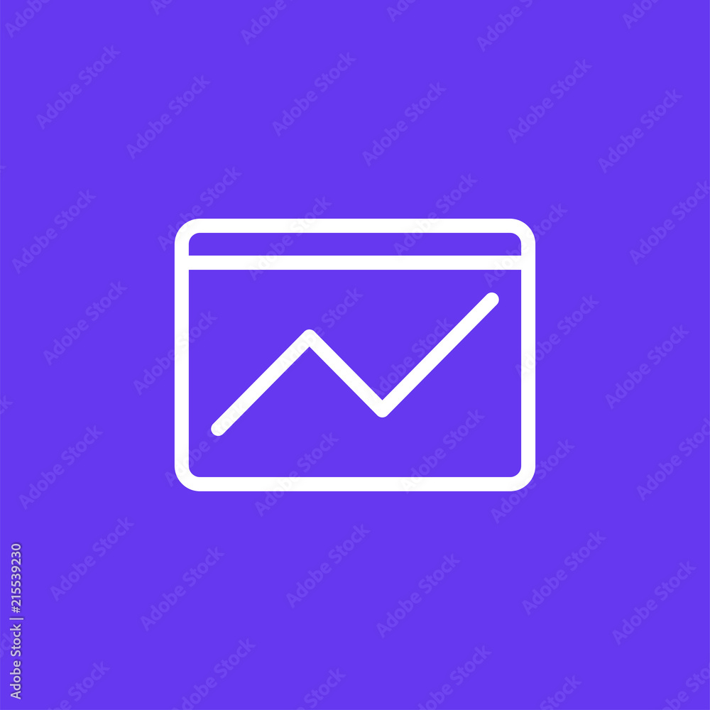 Graph vector icon isolated on background. Trendy sweet symbol. Logo illustration Graph vector icon isolated on background. Trendy sweet symbol. Logo illustration