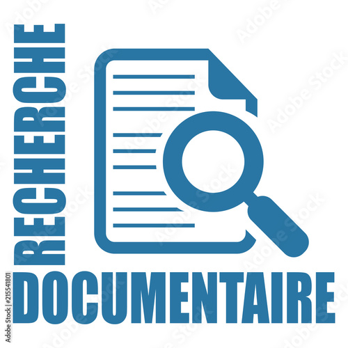 Logo recherche documentaire.