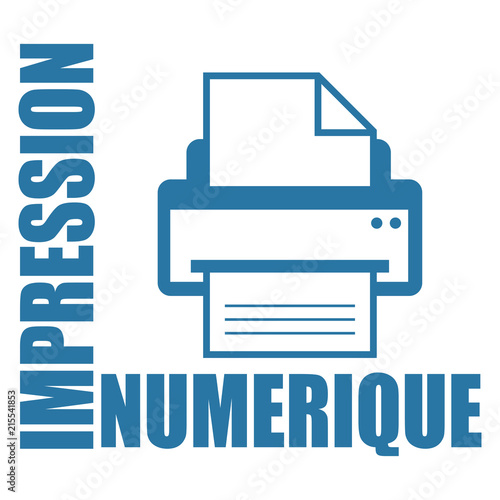Logo impression numérique.