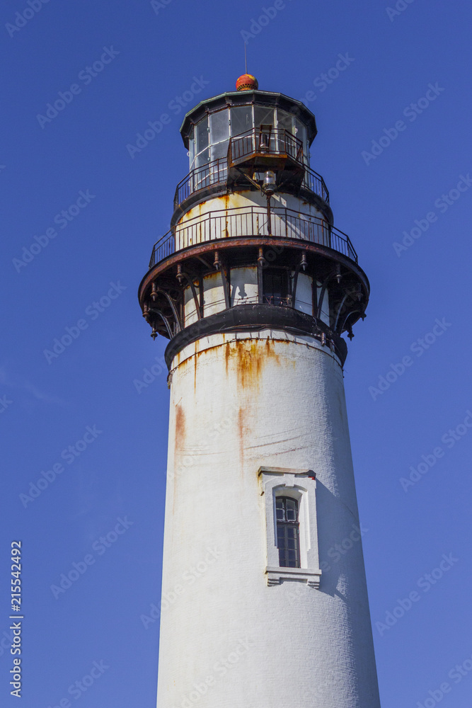 Pigeon Point Lighthouse top half, Pescadero, California Pigeon Point Lighthouse top half, Pescadero, California